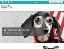 Tablet Screenshot of kyhumane.org